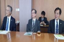 Meeting of Prof. Dhakal with Vice President and Dean of Yamaguchi University, Japan